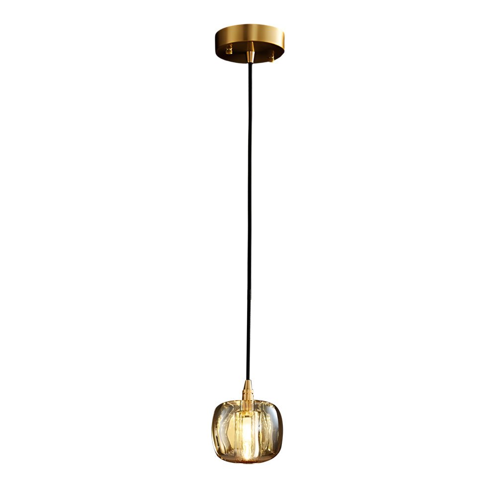 Spiral Crystal Cube Pendant Light Dimmable Chandelier Staircase