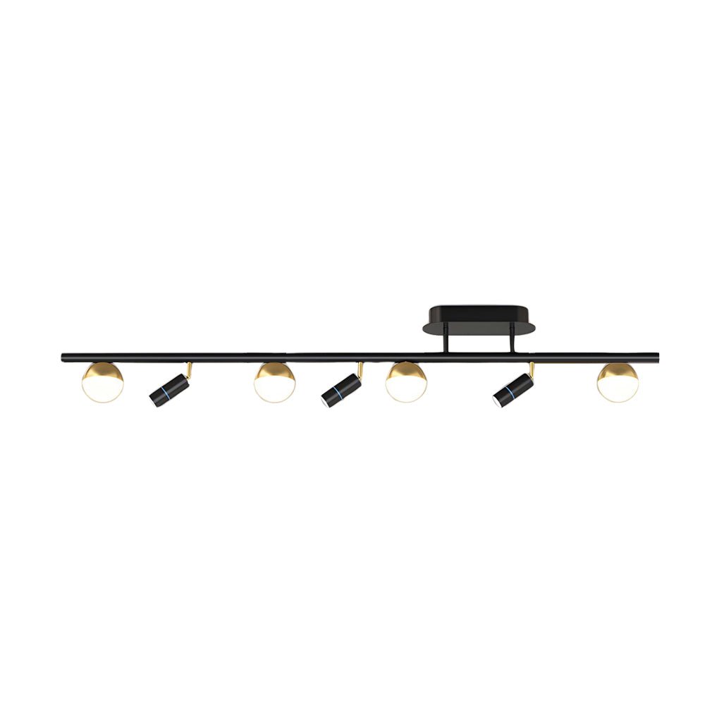 Modern Linear Spotlight with Three-Step Dimming & Adjustable Heads