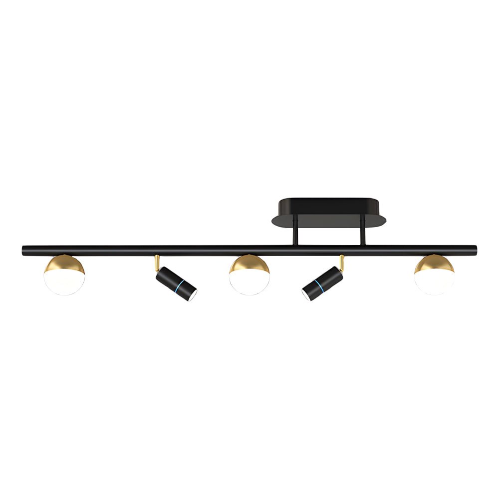 Modern Linear Spotlight with Three-Step Dimming & Adjustable Heads