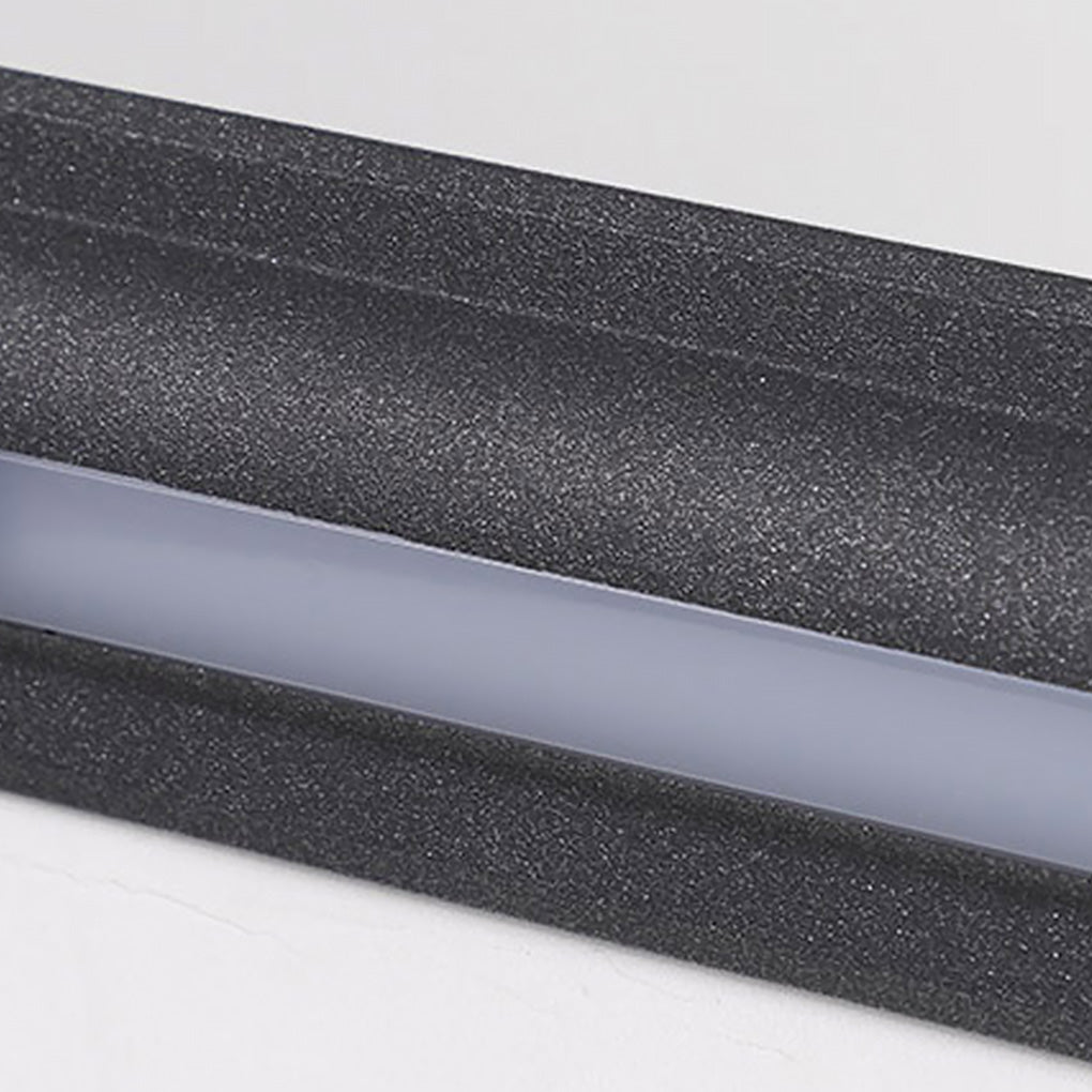 Black LED Recessed Step Light – Outdoor Aluminum Deck Lighting