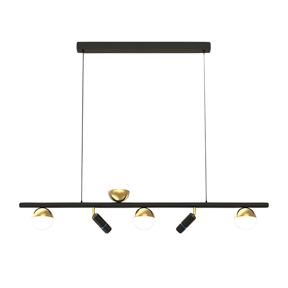 Modern Linear LED Pendant Light with 3-Step Dimming