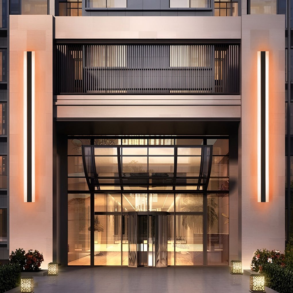 Linear RGB Waterproof LED Outdoor Wall Light | Stainless Steel