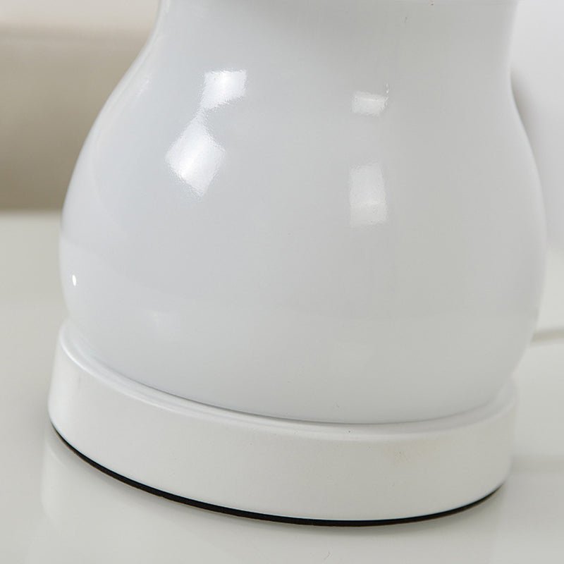 Modern Glass Mushroom LED Table Lamp for Kids