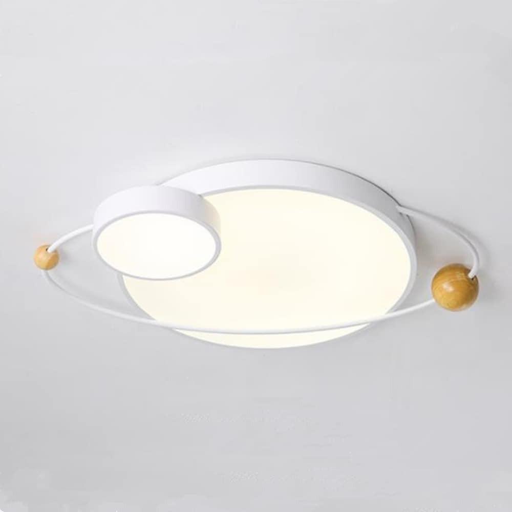Circle Globe Flush Mount LED Ceiling Light – Dimmable Modern Design