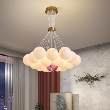 Modern Cluster Globe Pendant Light with Glass Shades
