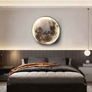 Moon Dimmable LED Wall Sconce Modern Acrylic Iron Wall Light