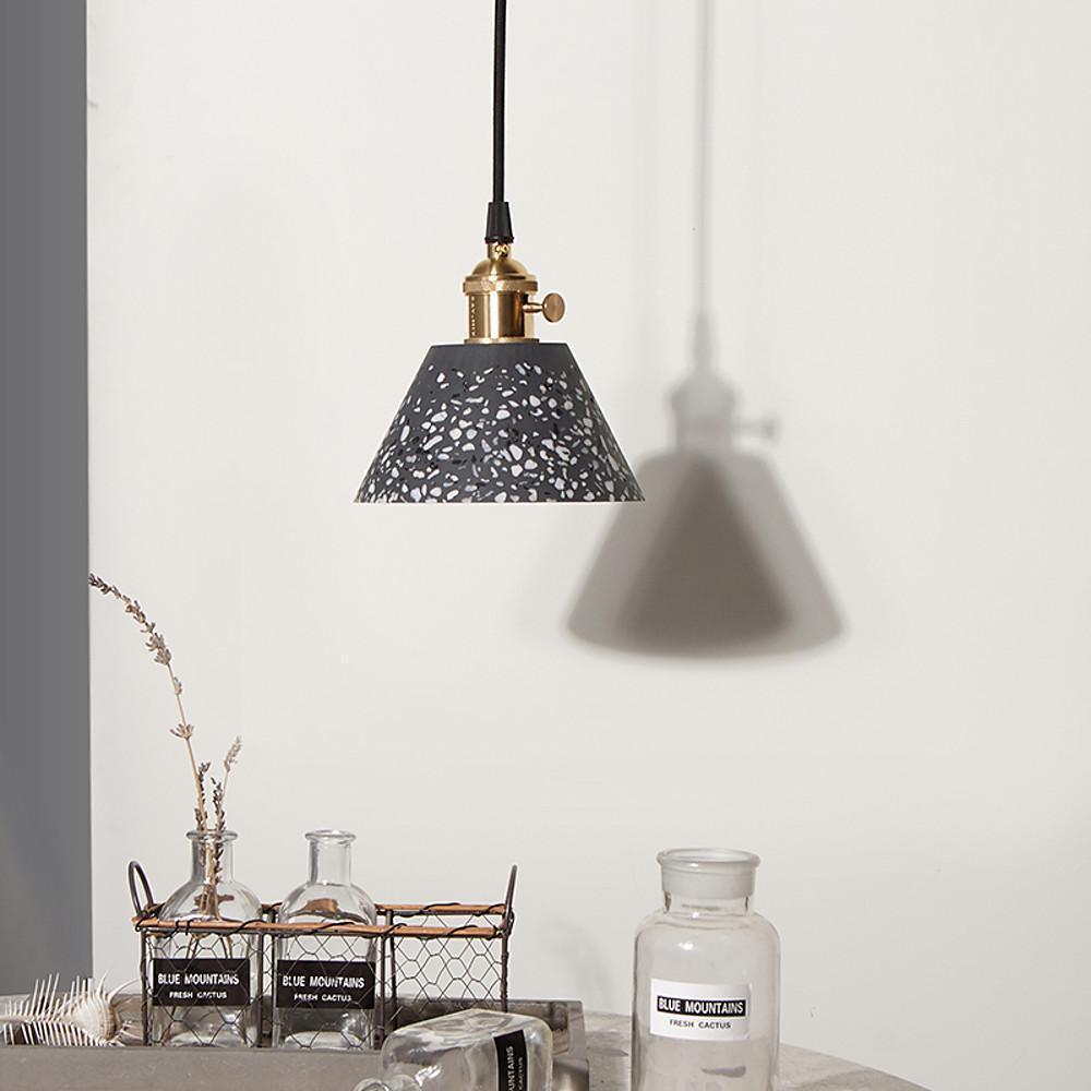 Cone Ceramic Pendant Light Modern Minimalist Ceiling Lamp