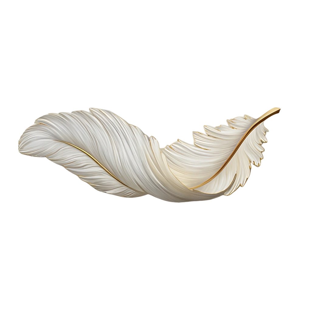 Modern Feather LED Wall Light with Remote Control