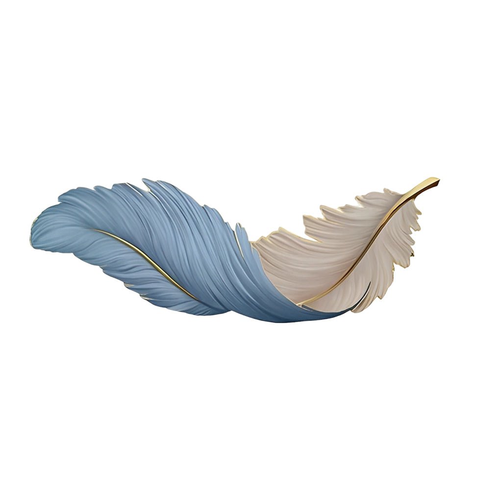 Modern Feather LED Wall Light with Remote Control