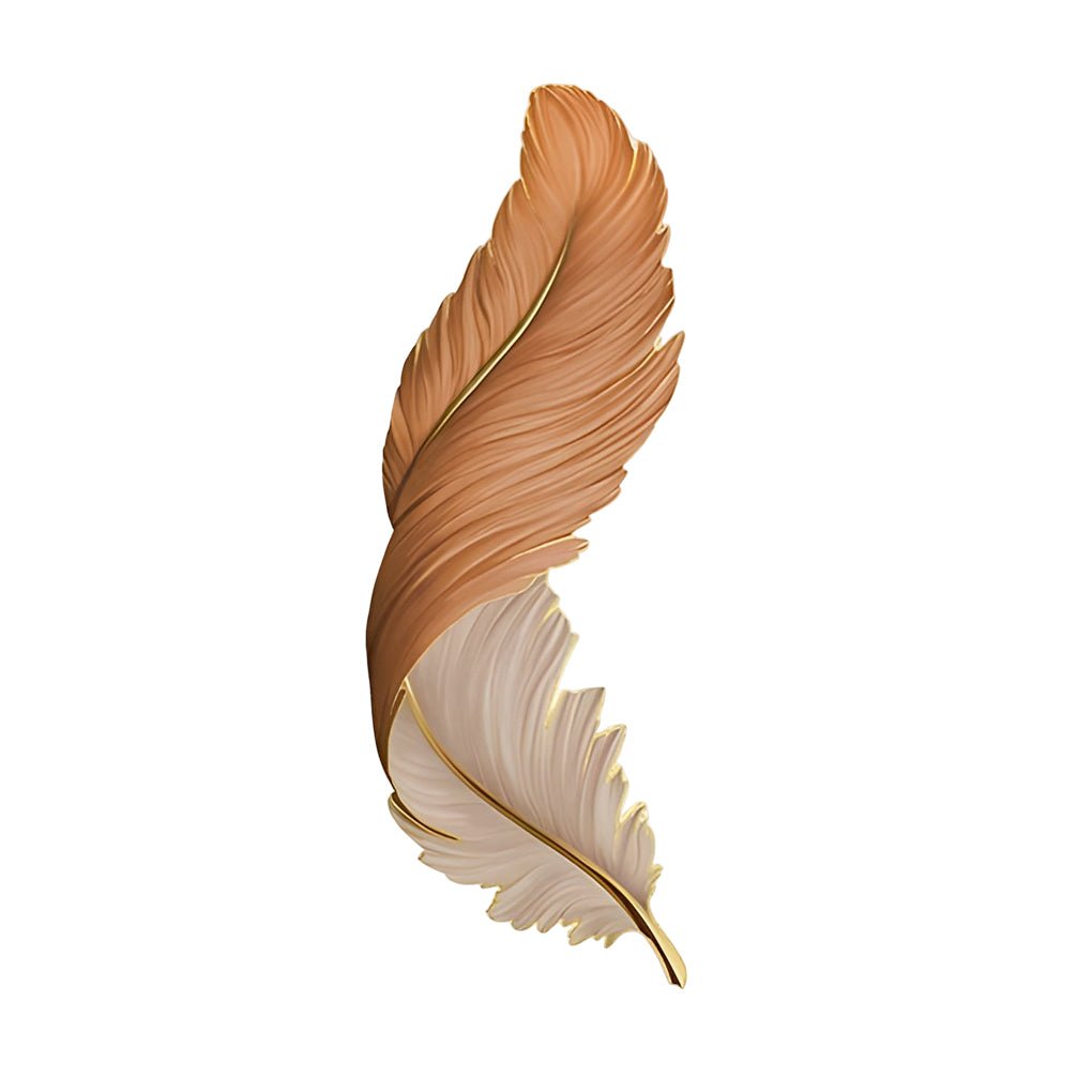 Modern Feather LED Wall Light with Remote Control