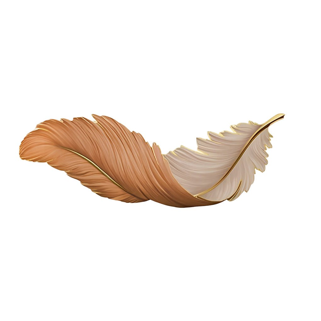 Modern Feather LED Wall Light with Remote Control