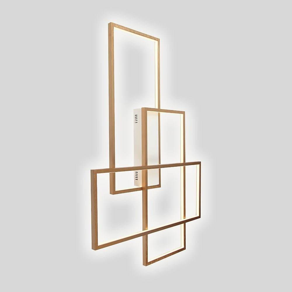 Rectangular Hybrid Modern Flush Mount Ceiling Light with LED