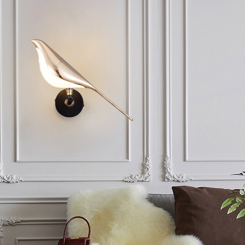 Adjustable Bird Wall Sconce with LED Dimmable & Remote Control
