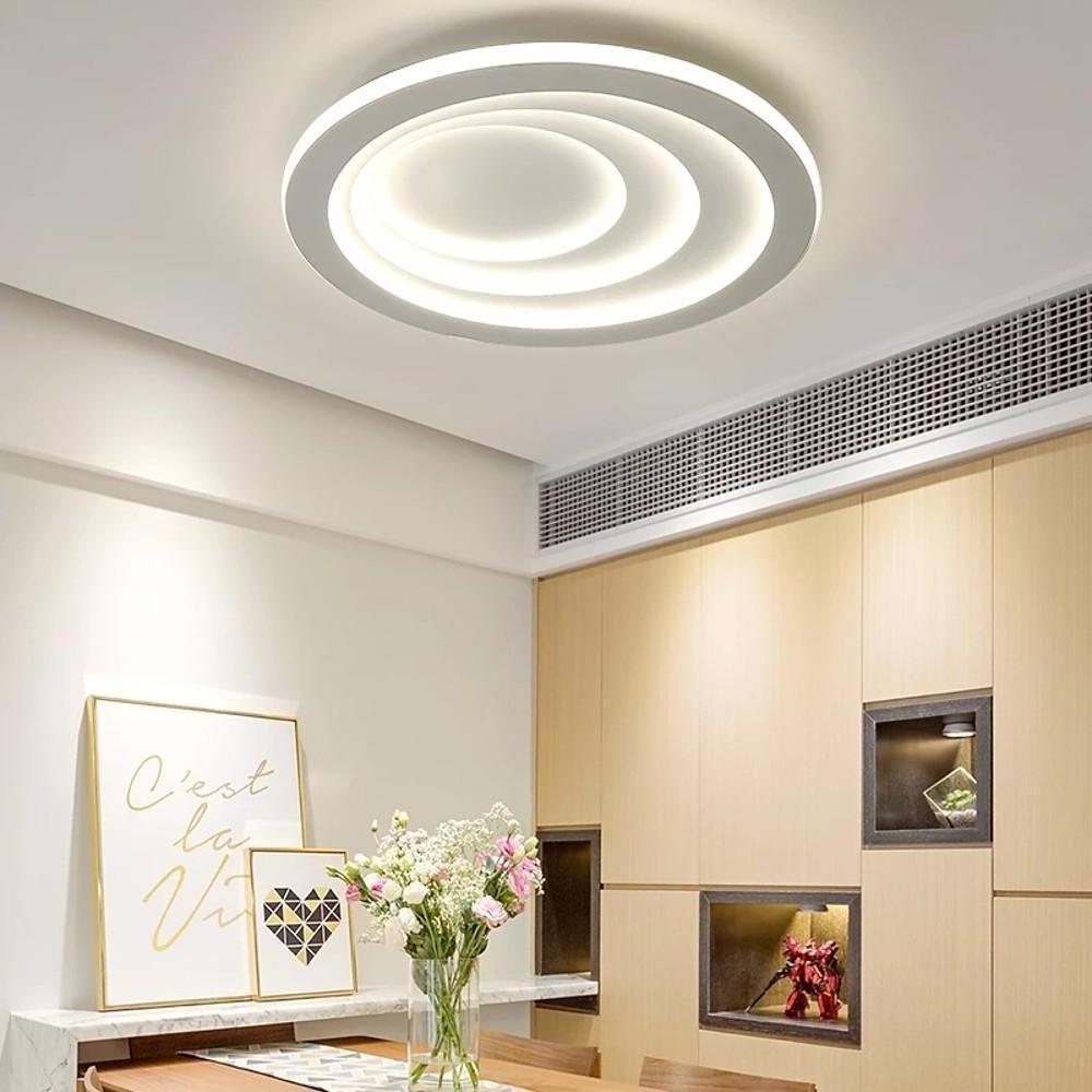 Modern Graduated Circles LED Flush Mount Ceiling Light