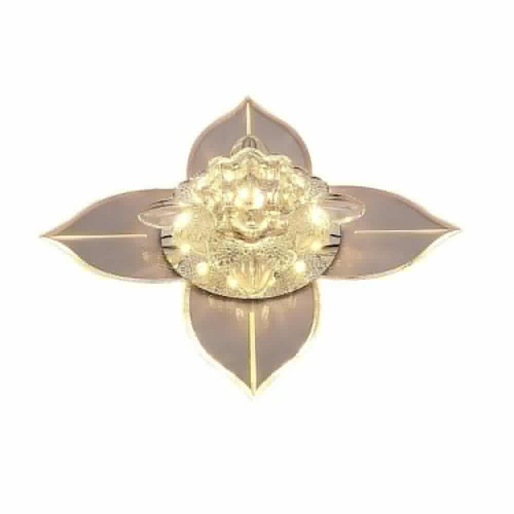 Star Crystal Flush Mount LED Ceiling Light - Multi Color Modern