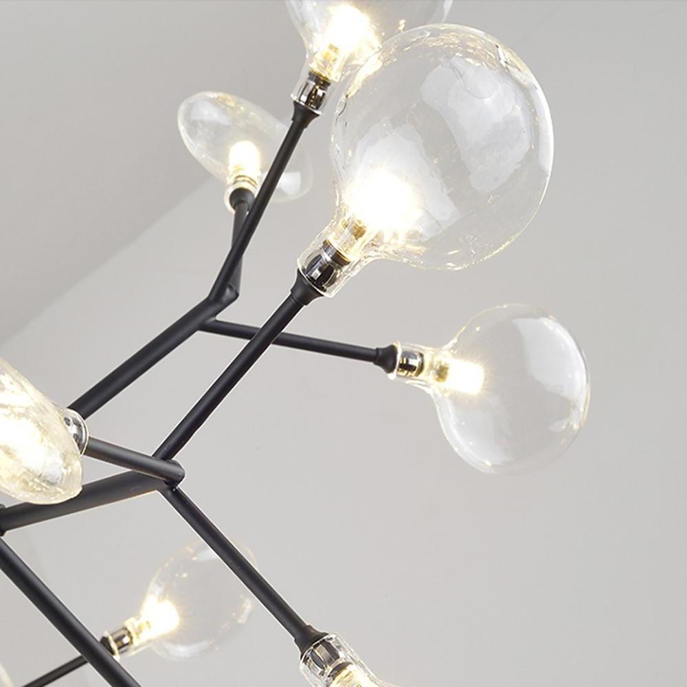 36-Light LED Sputnik Chandelier – Modern Cluster Design