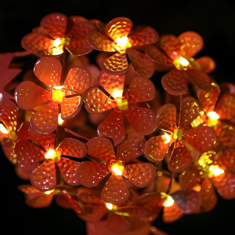 Pink Flamingo Solar Stake Lights - 2 Pack Outdoor Pathway LED Lamps