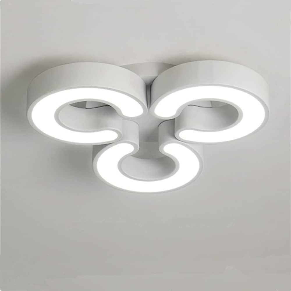 Flower Shaped Dimmable LED Flush Mount Ceiling Light - Modern