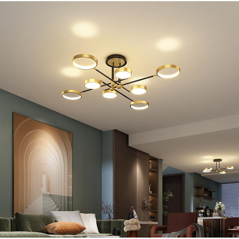 Nordic Circular LED Flush Mount Ceiling Light - Metal & Aluminum