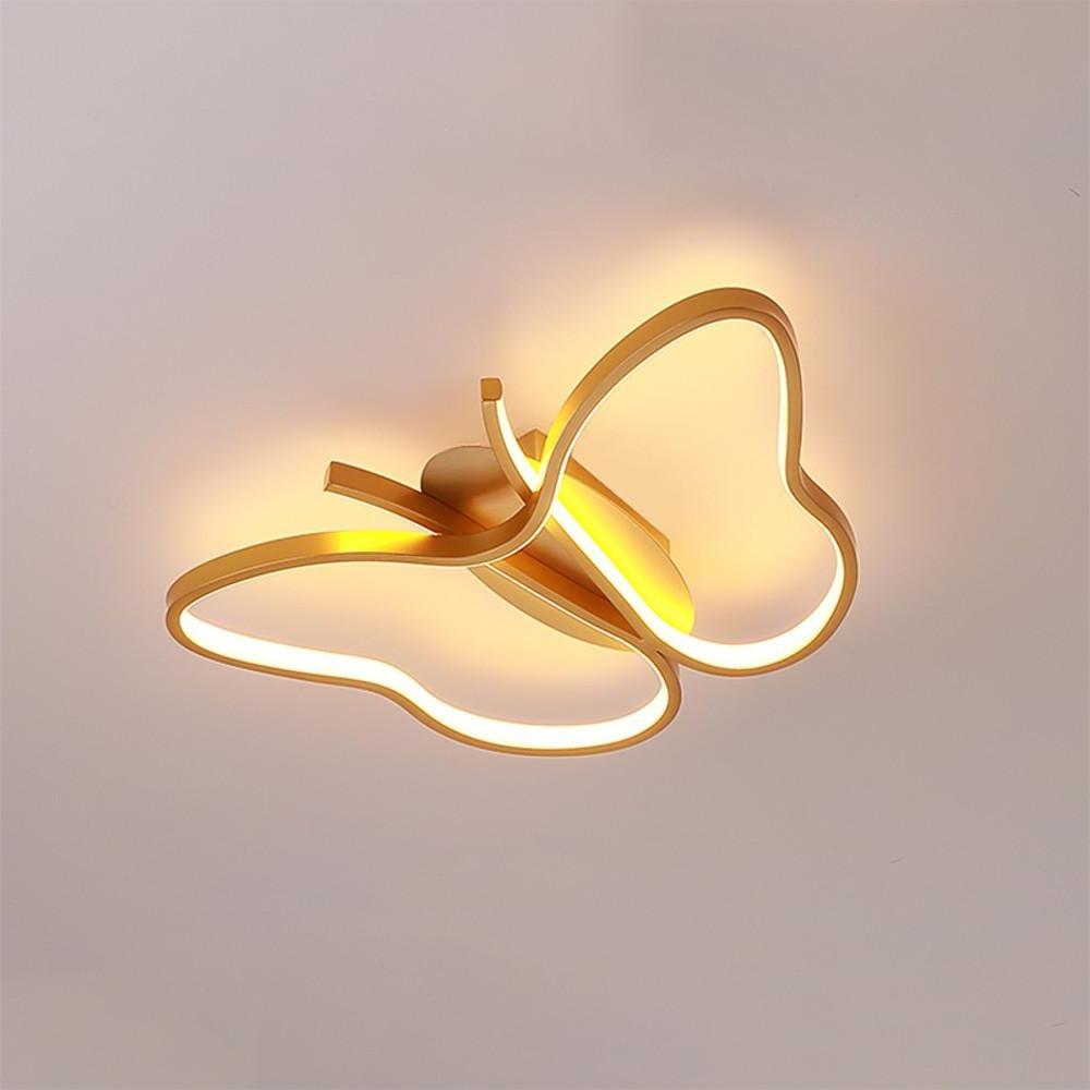 Butterfly Flush Mount LED Ceiling Light for Kids & Bedroom