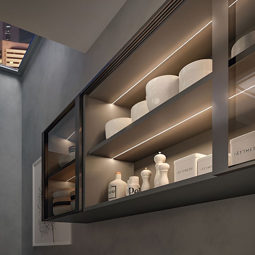 Recessed LED Strip Light - Modern Under Cabinet Linear Lighting