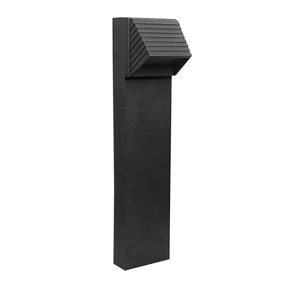 Black LED Lawn Light Minimalist Waterproof Outdoor Lighting