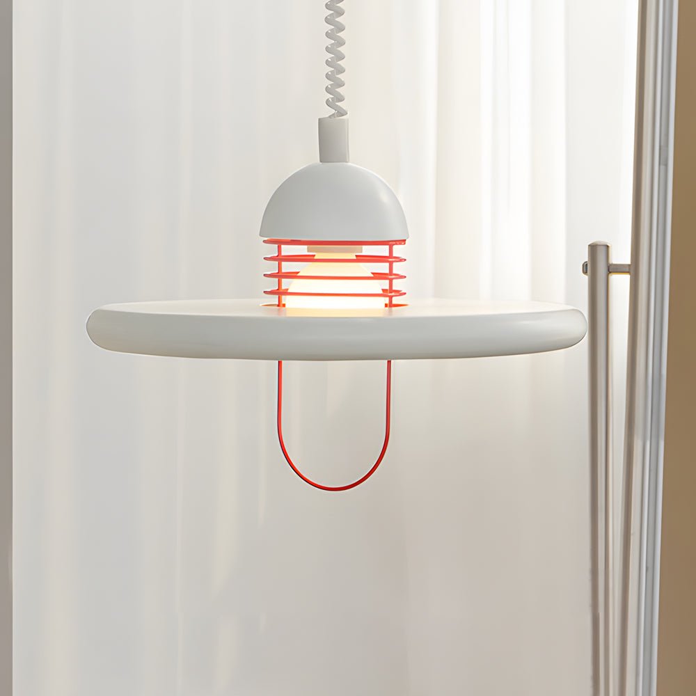 Modern Nordic Flying Saucer Pendant Light with 3-Step Dimming