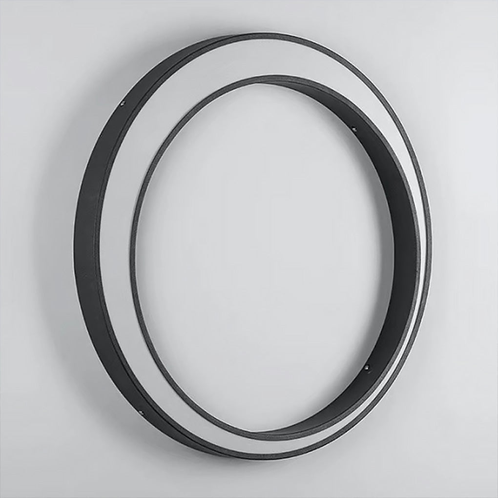 Modern Round Moon LED Outdoor Wall Light IP65 Waterproof