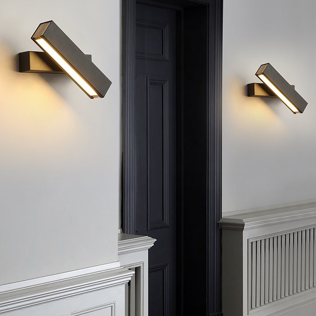 Modern Rotatable LED Wall Sconce with Acrylic Shade