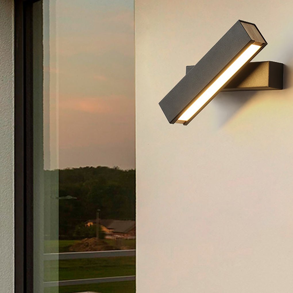 Modern Rotatable LED Wall Sconce with Acrylic Shade