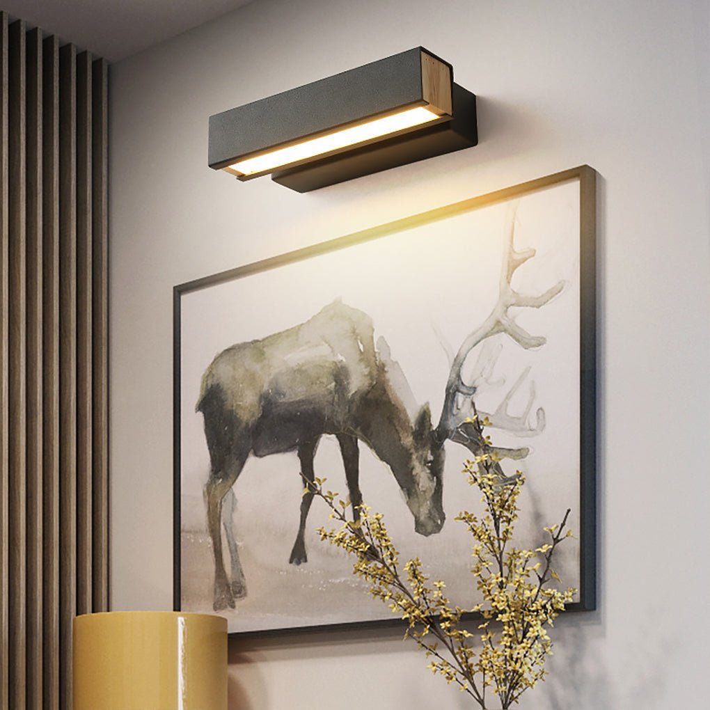 Modern Rotatable LED Wall Sconce with Acrylic Shade