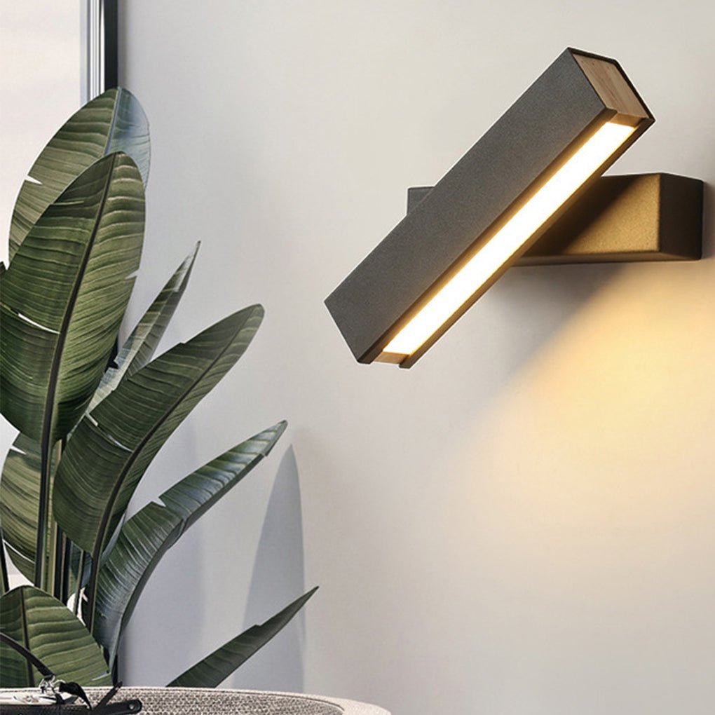 Modern Rotatable LED Wall Sconce with Acrylic Shade