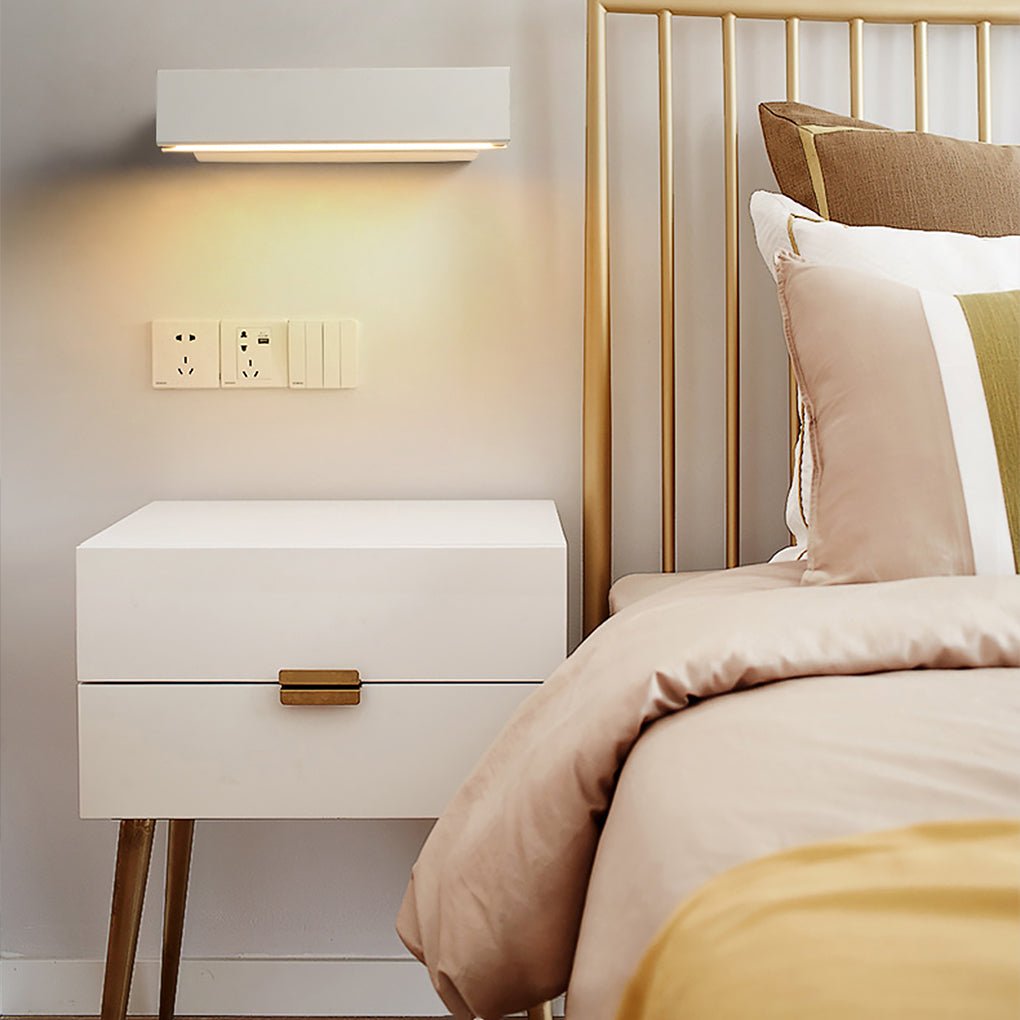 Modern Rotatable LED Wall Sconce with Acrylic Shade