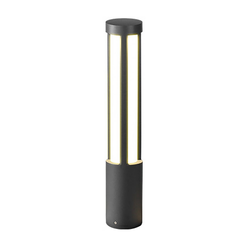 Modern Cylinder Bollard Light - LED Outdoor Landscape Lighting