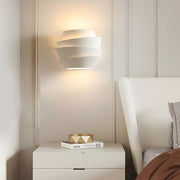 Modern Half Cylinder Iron 2-Light Wall Sconce - White