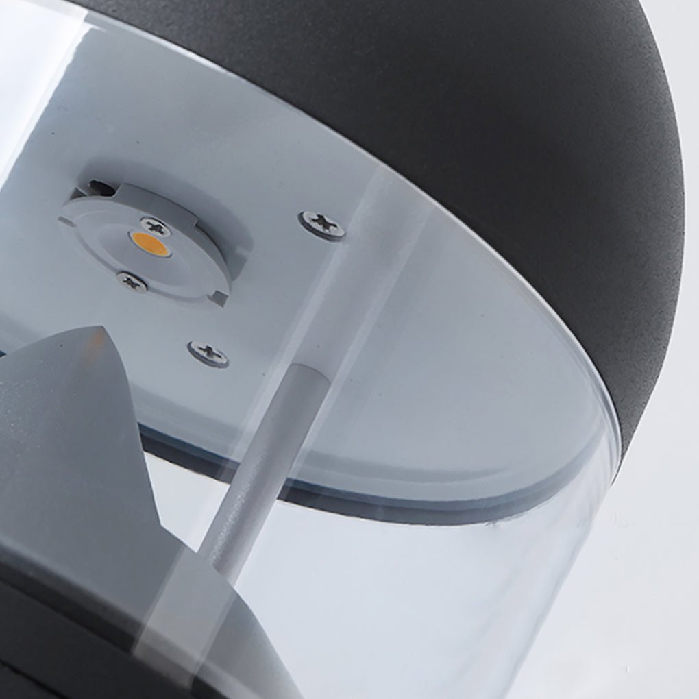 Minimalist LED Aluminum Bollard Light for Outdoor Landscapes