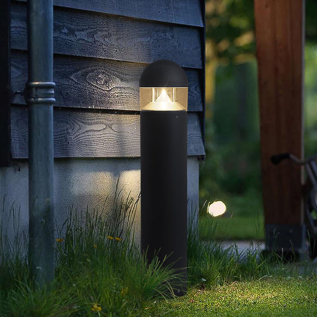 Minimalist LED Aluminum Bollard Light for Outdoor Landscapes