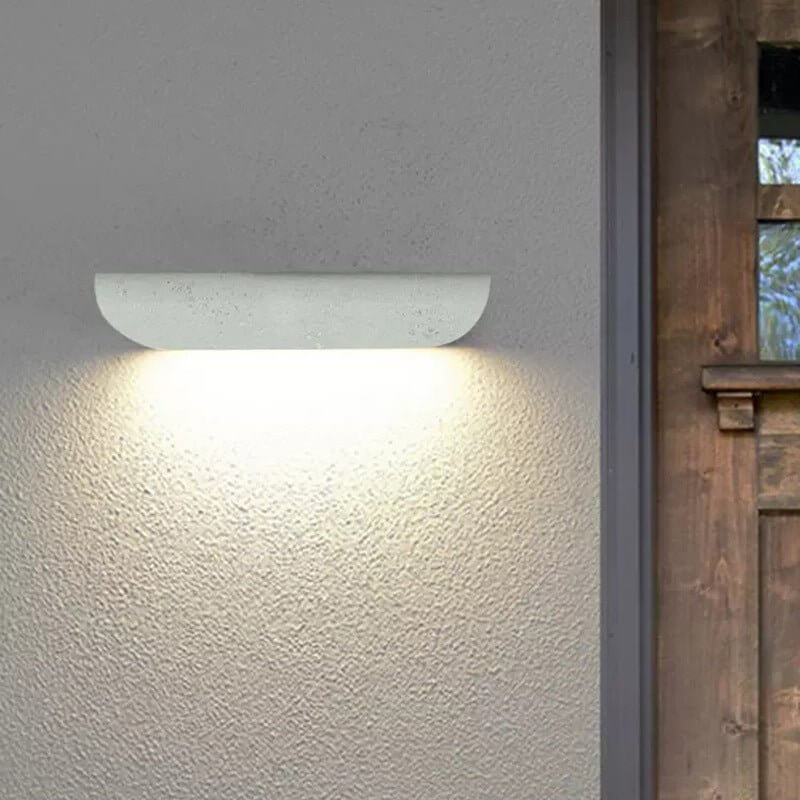 Minimalist Concrete LED Outdoor Wall Light Waterproof IP54