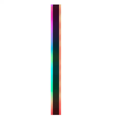 RGB Linear LED Wall Light Waterproof Outdoor Black Metal Fixture