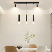 Modern Linear Strip Pendant Light with 3-Step Dimming