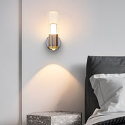 Modern Acrylic Strip Wall Sconce with 3-Step Dimming - Gold & Black