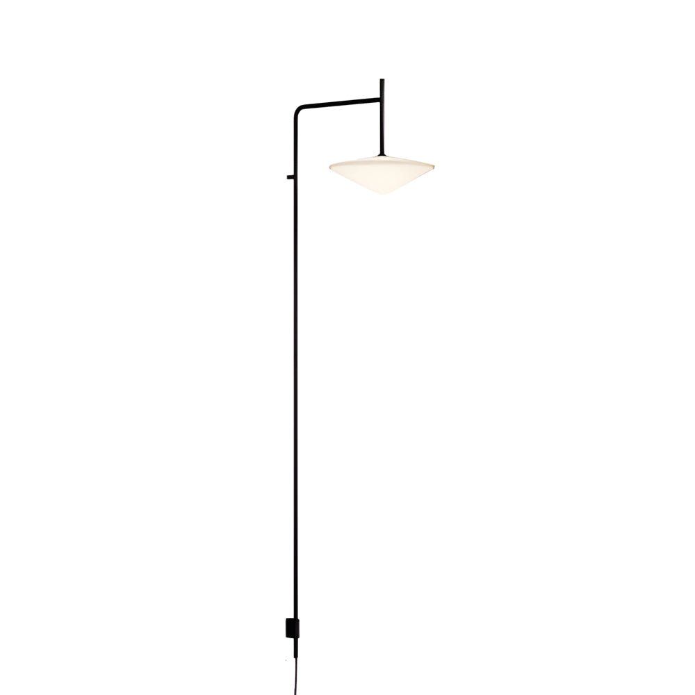 Modern Swing Arm LED Wall Sconce with Glass Shade
