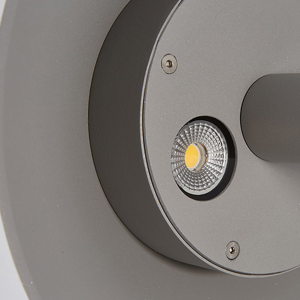 Modern Umbrella-Shaped LED Post Light for Outdoor Pathways
