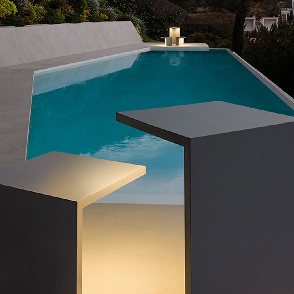 Modern Outdoor Luminous Cube Stool Table Lighting IP65 Waterproof