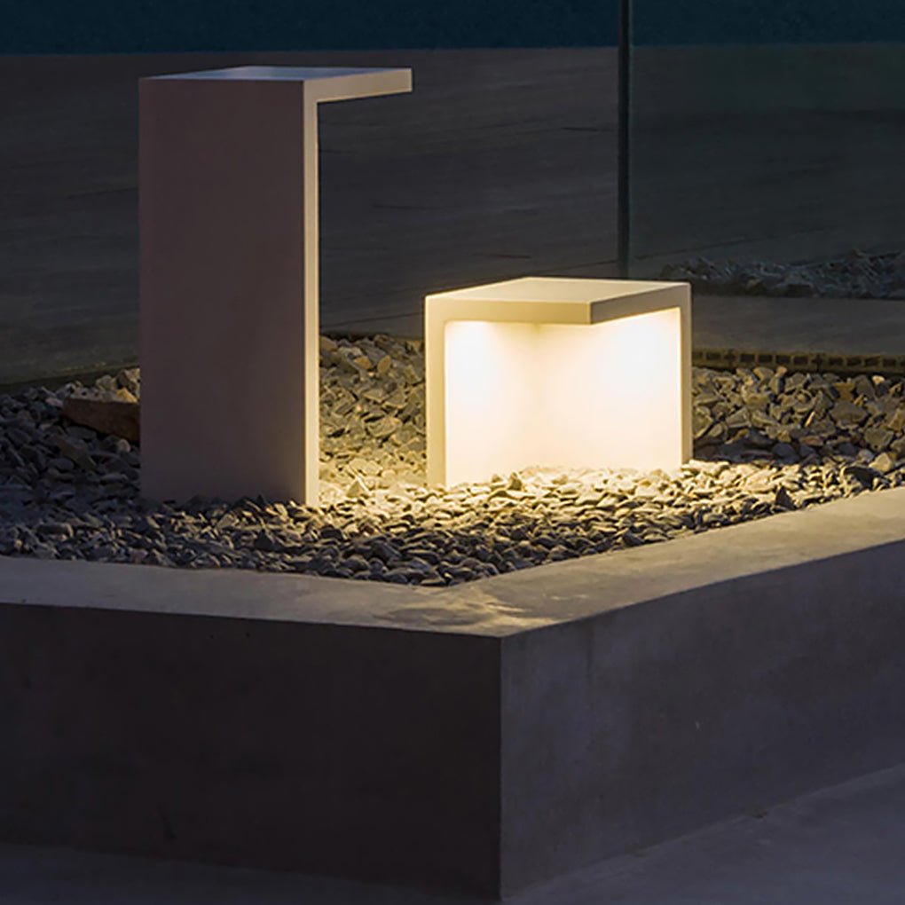 Modern Outdoor Luminous Cube Stool Table Lighting IP65 Waterproof