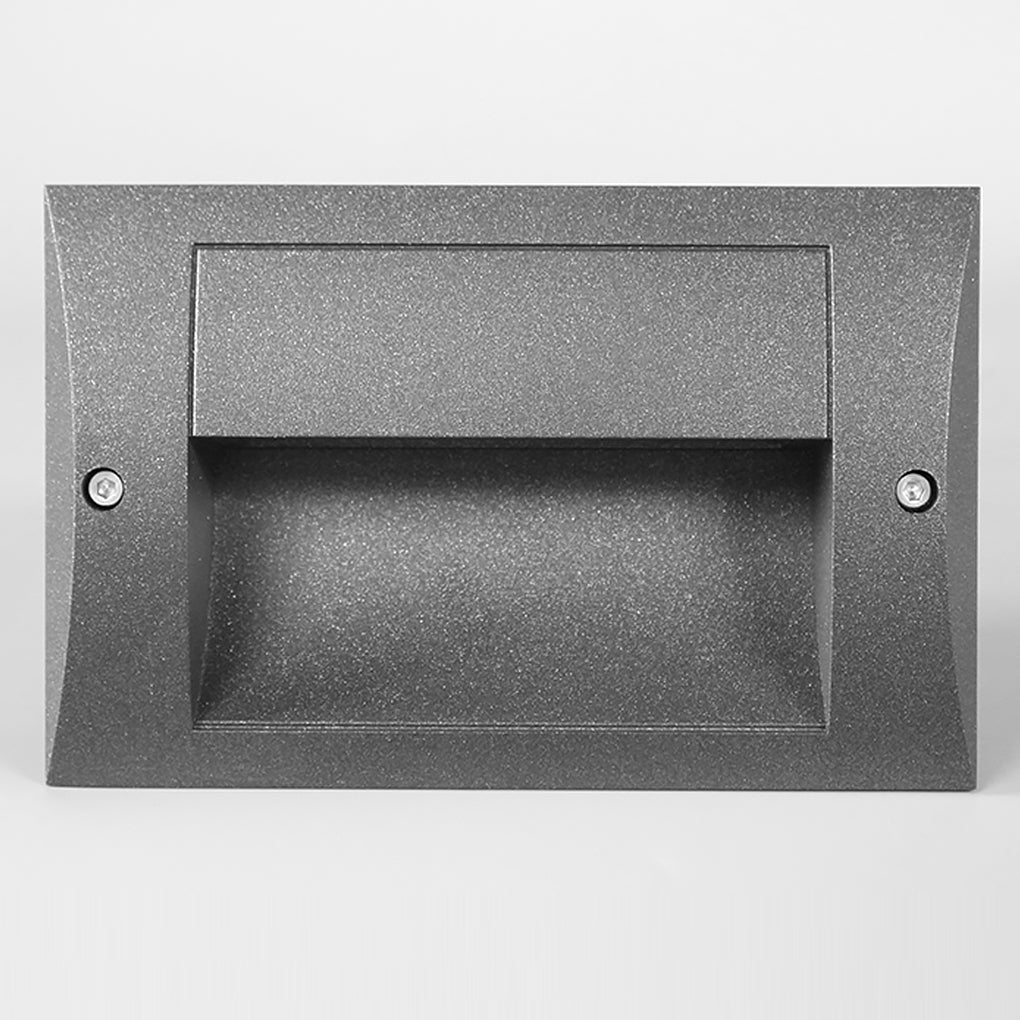 Minimalist Outdoor LED Step Light - Aluminum Wall Lamp