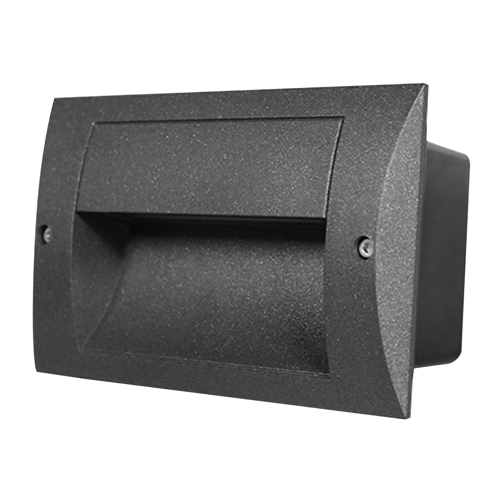 Minimalist Outdoor LED Step Light - Aluminum Wall Lamp