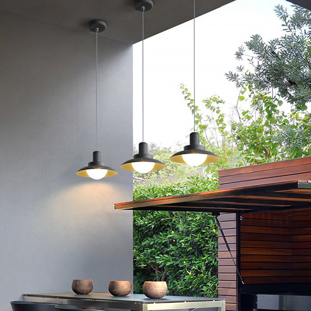 Industrial Waterproof LED Pendant Light for Outdoor Spaces