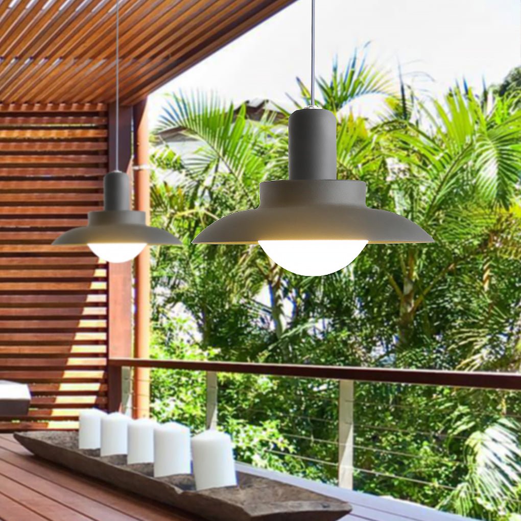 Industrial Waterproof LED Pendant Light for Outdoor Spaces