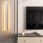 Modern LED Wall Light with 3-Step Dimming - Aluminum & Acrylic